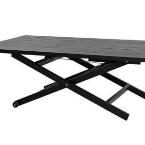Justerbart XBord 130×83,5cm – Sort