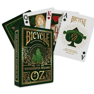 Wizard Of Oz Spillekort Bicycle Gullfolie Forpakning