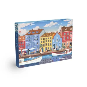 Puslespill Nyhavn Illustrasjon 1000 Brikker | Penny Puzzle