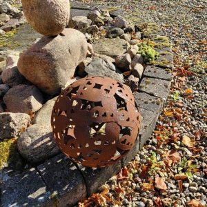 Jernkule Hjerte Ø28cm