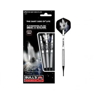 Softdartsett 80 Prosent Tungsten Etui Meteor MT4 | Embassy Sporthandel
