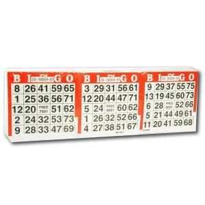 Bingokuponger Papir 75 Tall 1500 Enkeltfarget | Engelhart