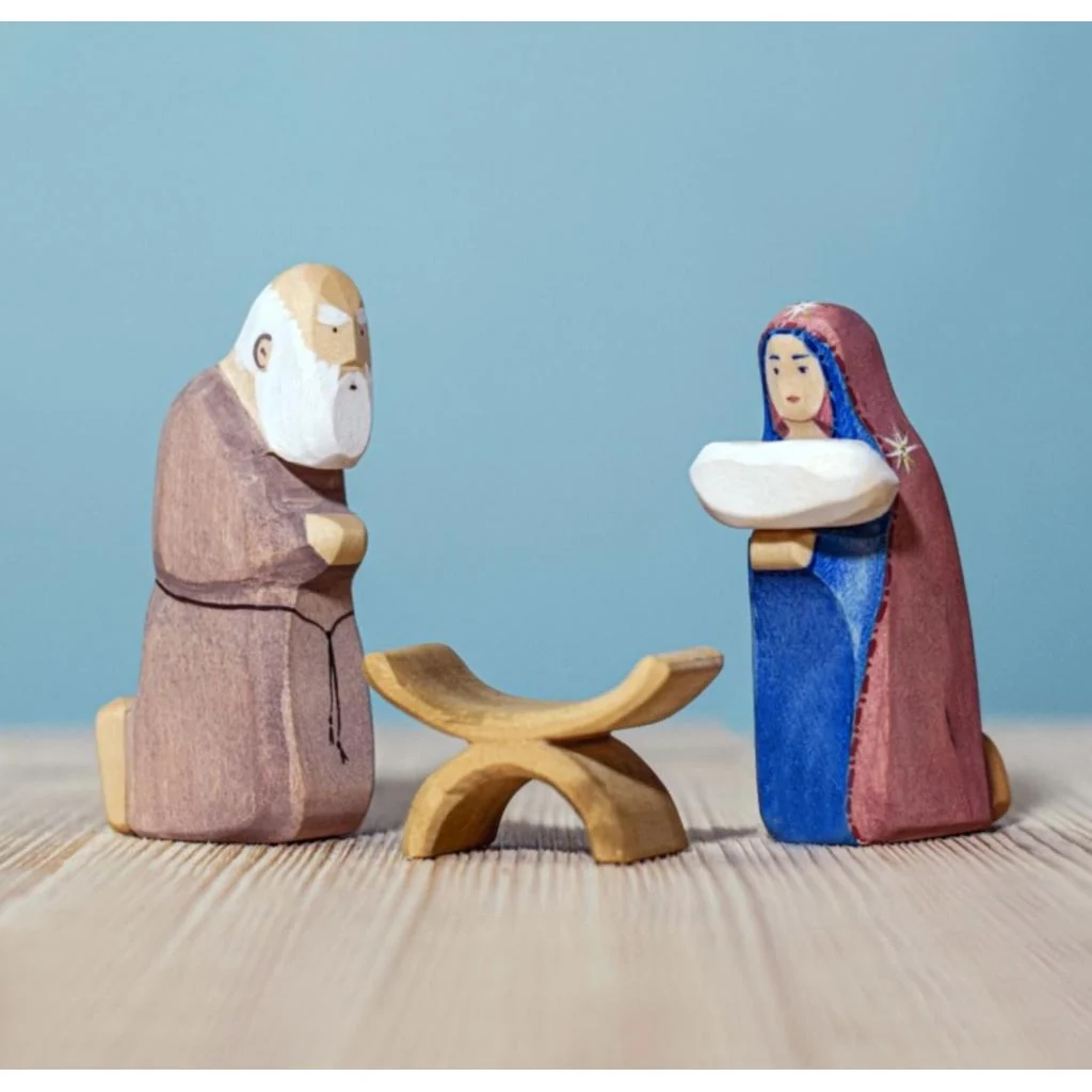 Trefigur i Tre Naturstørrelse Jesus Krybbe | Bumbu Toys - Image 6