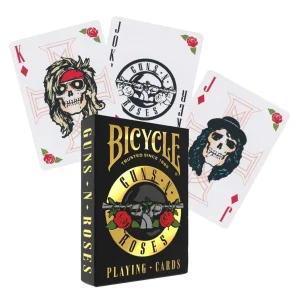 Guns N' Roses Spillekort Bicycle Kortstokk Med Logo